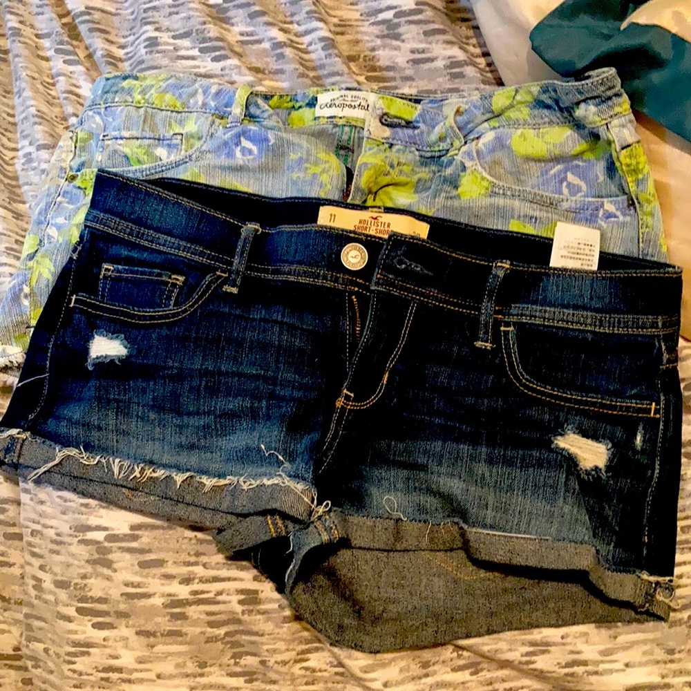 Aero and Hollister short set